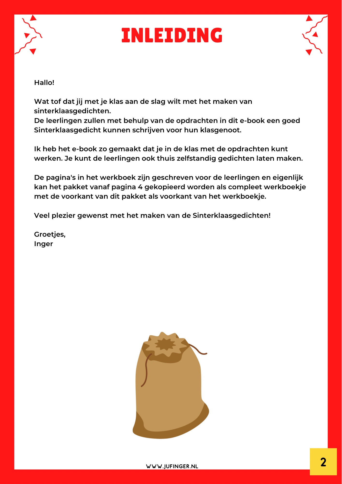 gedicht inspiratie sinterklaas