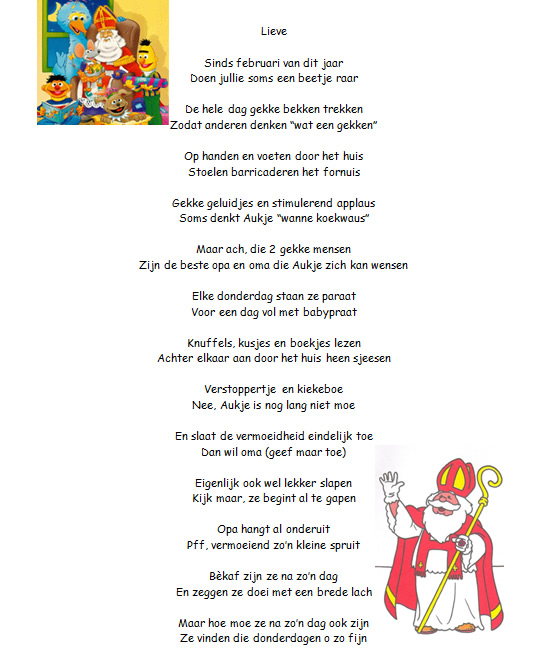 inspiratie sinterklaas gedicht