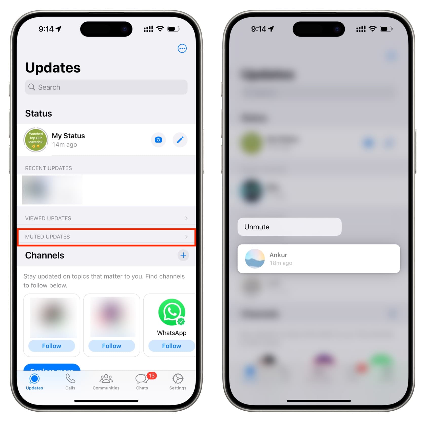 status update whatsapp